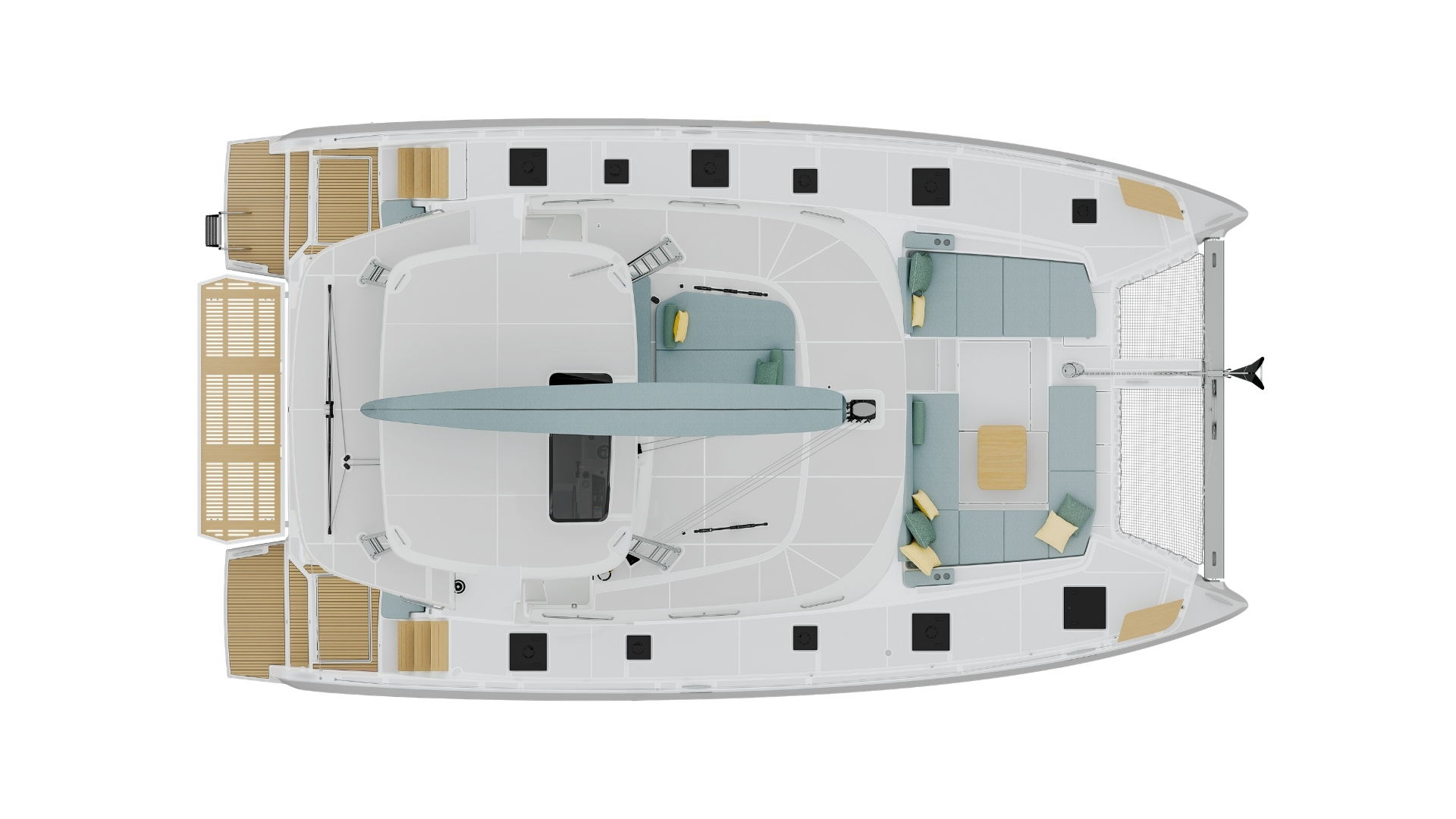 Flybridge with bimini