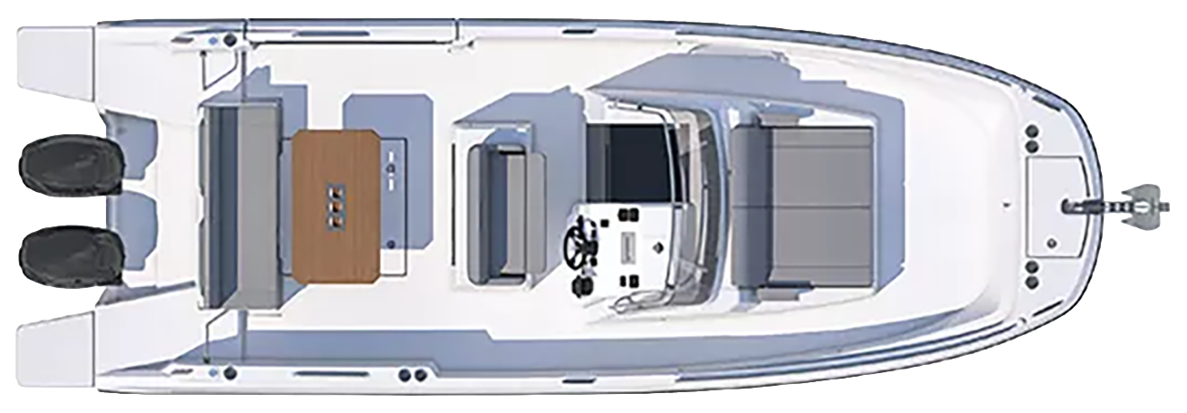Deck plan — main deck