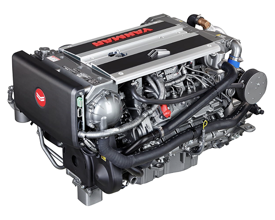 Twin Yanmar 8LV370Z — 370 HP, ZT E-SHIFT