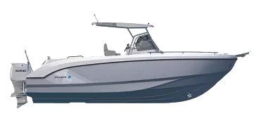 Flyer 9 SPACEdeck Gris Perle hull side render
