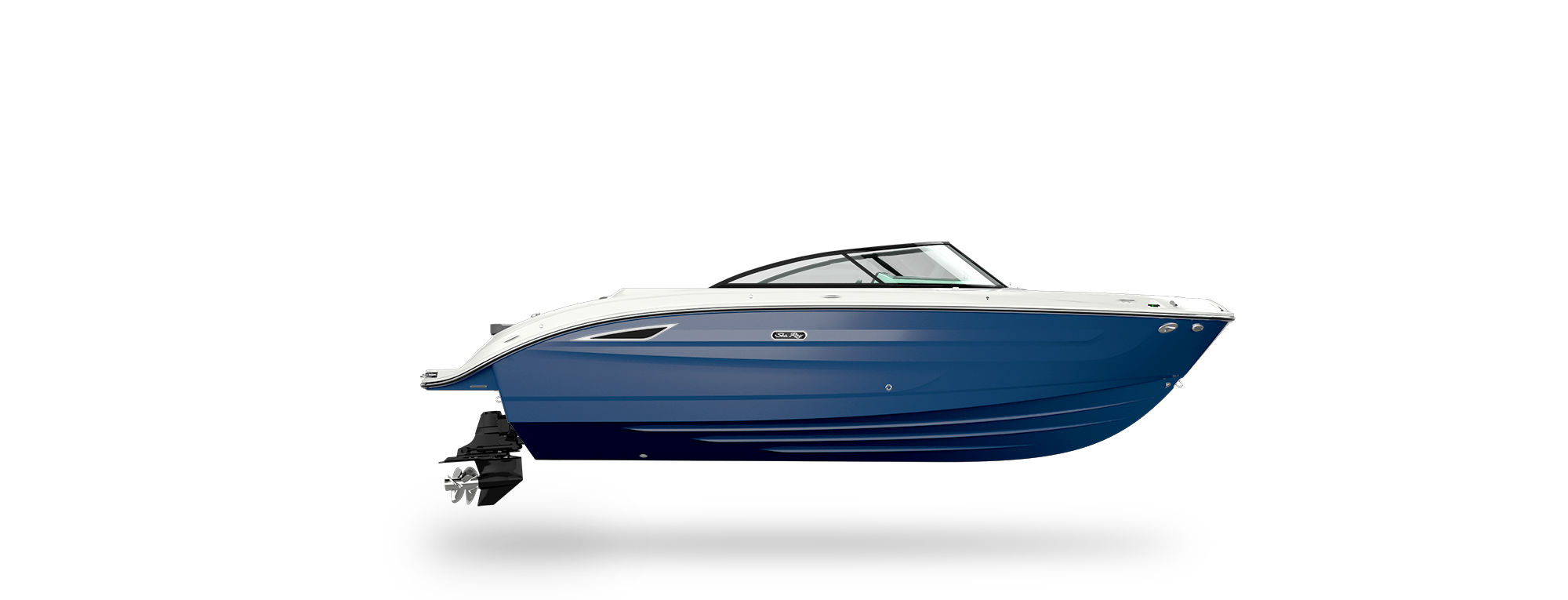 Sea Ray SDX 250 OB Base Profile - Blue side render