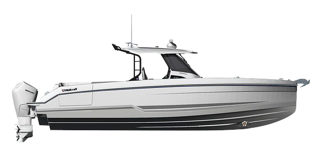 Wellcraft 38 T-Top 38 T-Top — profile side render