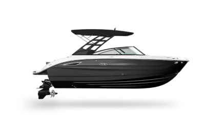 Sea Ray SDX 250 OB Base Profile - Black HT side render