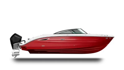Sea Ray SDX 250 OB Base Profile - Red side render