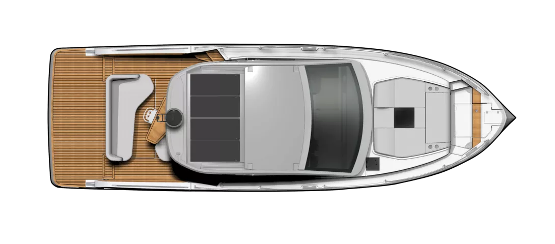 Main deck — top view