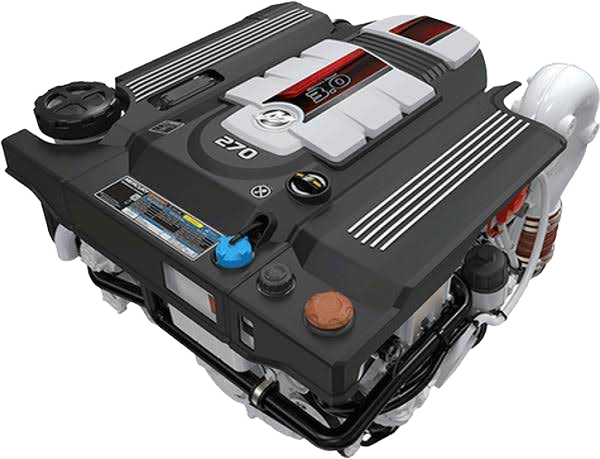 Twin Mercury Diesel 3.0 — 270 HP, Bravo III X