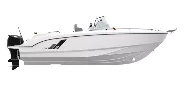 Flyer 9 SPACEdeck Standard version — open side render