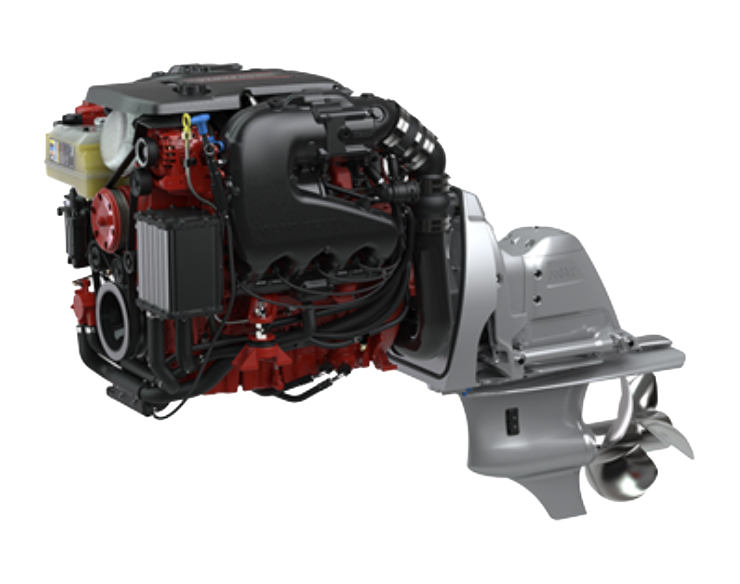6.2L 430 HP — incl. aquamatic duo-prop drive (860 HP in total)