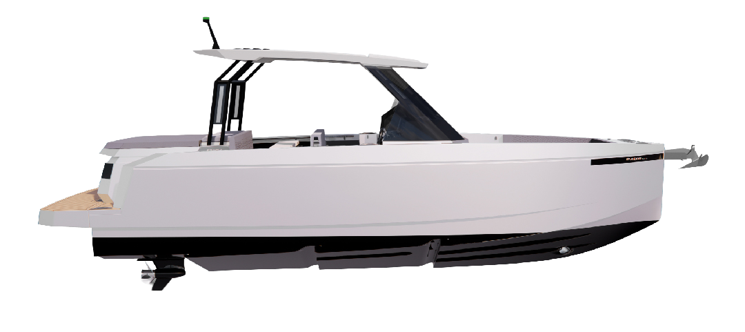 De Antonio Yachts D29 Hard-top side render